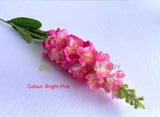 Bright Pink - F0402 Silk Delphinium / Stock Flower 85cm 5 Colours | ARTISTIC GREENERY