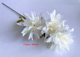 White - F0403 French Chrysanthemum Spray 67cm 6 Colours | ARTISTIC GREENERY