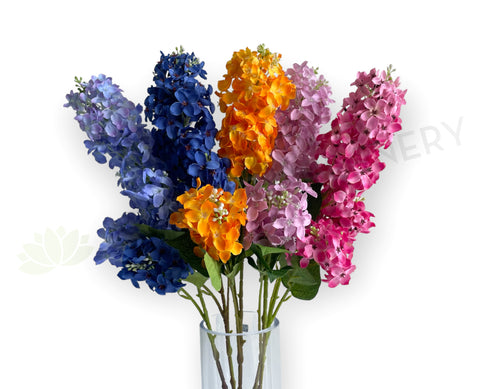 F0404 Hyacinth / Stock Flower Stem 76cm 5 Colours