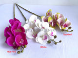 F0411 Artificial Moth Orchid / Phalaenopsis Orchid / Moth Orchid Spray 69cm 3 Colours | ARTISTIC GREENERY