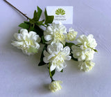 F0418 Silk White Jasmine Flower 69cm | ARTISTIC GREENERY