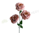 F0426 Artificial Garden Rose Spray 65cm Dusty Pink | ARTISTIC GREENERY