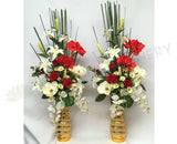 FA1031 - Rose, Lily & Amaryllis Arrangement (155cm Height)