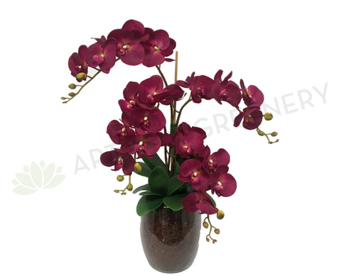 FA1035P - Purple Orchid Arrangement Real Touch (75cm Height)