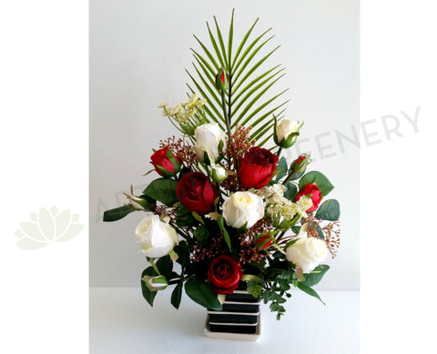 FA1075 - Small Roses Floral Arrangement 50cm Tall