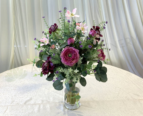 FA1083 - French Country Floral Arrangement 60cm Tall