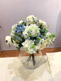FA1088 - Peony & Hydrangea Floral Arrangement 46cm Tall
