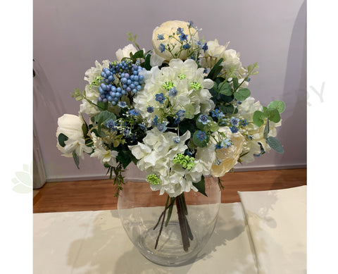 FA1088 - Peony & Hydrangea Floral Arrangement 46cm Tall