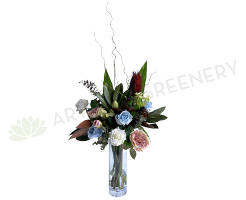 FA1104C - Natural Style Floral Arrangement with 400ml Water Resin (90cm Height) | ARTISTIC GREENERY