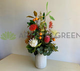 FA1109 - Loquat & Native Flower Arrangement - Vase not included (90cm Height) Carol Styl | ARTISTIC GREENERY