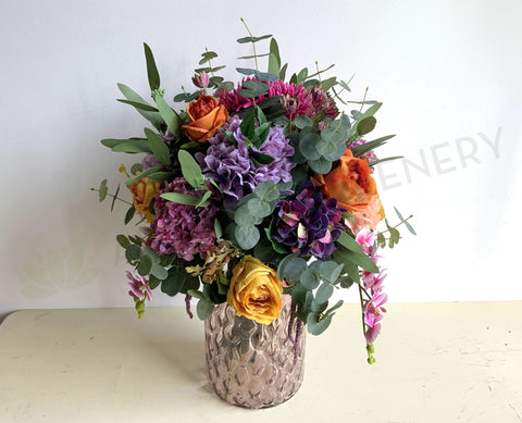 FA1115 - Mixed Colour Floral Arrangement (60cm Height) REF: Cheryl W | ARTISTIC GREENERY