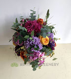 FA1115 - Mixed Colour Floral Arrangement (60cm Height) REF: Cheryl W | ARTISTIC GREENERY
