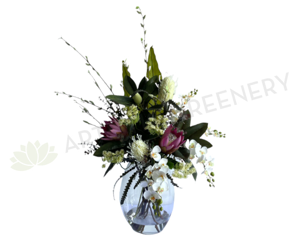 FA1124 Australian Native & Orchid Flower Arrangement 90cm ARTISTIC