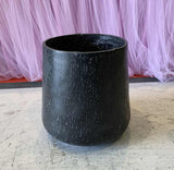 Round Charcoal Speckled Fiberglass Planter (Code: FG-1509) 3 Sizes