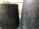 Round Charcoal Speckled Fiberglass Planter (Code: FG-1509) 3 Sizes