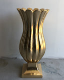 FG1611 Decorative Elegant Gold Fiberglass Vase/Pot - (Large Sizes)