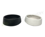 Fiberglass Round Bowl / Planter (Code: TR363) 2 Sizes Black / White