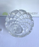 Pressed / Pattern Glass Vase (Premium) 2 Styles Glassware Vase | ARTISTIC GREENERY