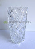 Pressed / Pattern Glass Vase (Premium) 2 Styles Glassware Vase | ARTISTIC GREENERY