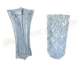 Pressed / Pattern Glass Vase (Premium) 2 Styles Glassware Vase | ARTISTIC GREENERY