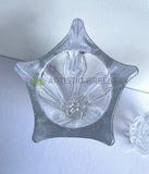 Pressed / Pattern Glass Vase (Premium) 2 Styles Glassware Vase | ARTISTIC GREENERY