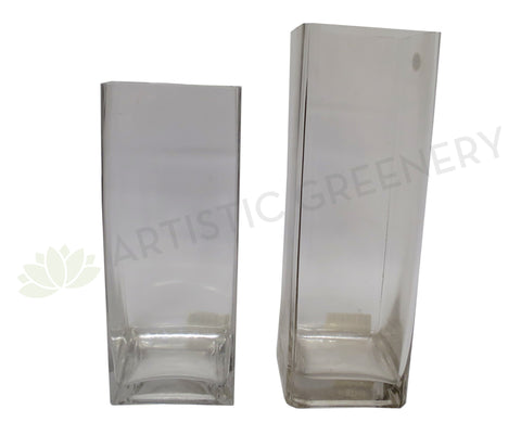 Glass Vase Square Top (Code: GV2610 & GV3010)
