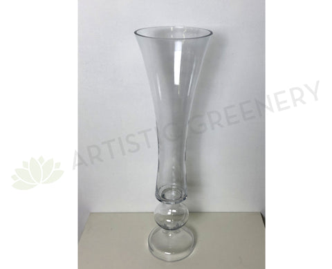 Trumpet Shaped Glass Vase (Code: GVTRUMP)