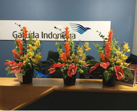 Garuda Indonesia Airlines (Perth International Airport) - Floral Arrangements