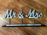 For Hire - Mr and Mrs Sign (Silver) - (Code: HI0002)