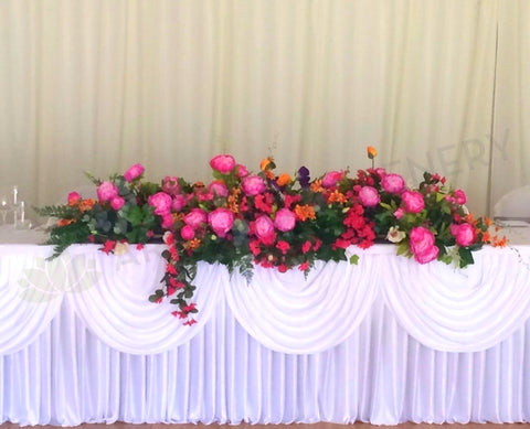 For Hire - Spring Colourful Bridal Table Centrepiece 170cm (Code: HI0017)