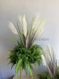 For Hire - Artificial Pampa Grass Centrepiece 95cm Height (Code: HI0033)