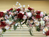 For Hire - Circular Frame / Backdrop with Silk Flower Swags (Code: HI0038) Wedding and Birthday Prop Hire Perth | ARTISTIC GREENERY