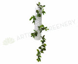 HP0021 Nerve Plant Garland (Red Veins) Real Touch 240cm