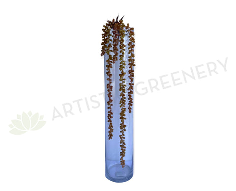 HP0043 Artificial String of Pearls Plant Senecio Rowleyanus Real Touch 67cm Brown | ARTISTIC GREENERY