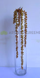 HP0043 Artificial String of Pearls Plant Senecio Rowleyanus Real Touch 67cm Brown | ARTISTIC GREENERY