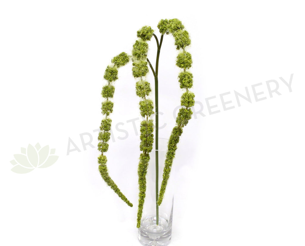 HP0047 Imitation Amaranthus / Amaranth 99cm Light Green Silk Flowers