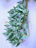 HP0070 Artificial White Willow Garland 180cm Grey Green | ARTISTIC GREENERY 