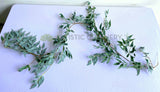 HP0070 Artificial White Willow Garland 180cm Grey Green | ARTISTIC GREENERY 