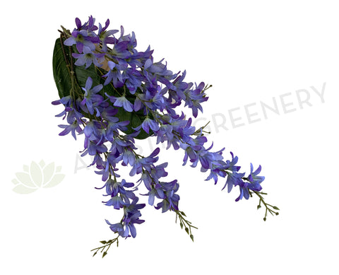 HP0073 Artificial Hanging Wisteria Bunch 68cm Purple | ARTISTIC GREENERY