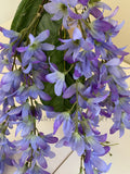 HP0073 Artificial Hanging Wisteria Bunch 68cm Purple | ARTISTIC GREENERY