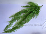 HP0076 Faux Hanging Boston Fern 128cm | ARTISTIC GREENERY