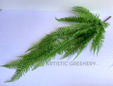 HP0076 Faux Hanging Boston Fern 128cm | ARTISTIC GREENERY