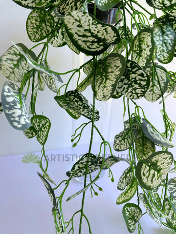 polka dot plant hanging HP0083 Artificial Hanging Polka Dot / Freckle Plant 75cm