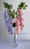 HP0087 Silk Hanging Wisteria 110cm Pink / Lilac| ARTISTIC GREENERY