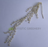 HP0091Artificial String of Teardrops 116cm Cream | ARTISTIC GREENERY 