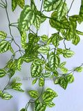 HP0093 Artificial Hanging Aluminum Plant 85cm | ARTISTIC GREENERY