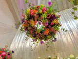 For Hire - Hanging Floral Wreath 80cm Diameter