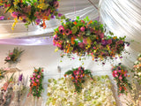 For Hire - Hanging Floral Wreath 80cm Diameter