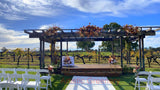 Sandalford Oak Room Chenin Lawn - Wedding Package - Rustic Theme - Shiran & Gary (June 2021) | ARTISTIC GREENERY Silk Flowers Wedding and Event Decoration for Hire Perth WA Australia