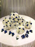 Teardrop Bouquet - Blue & White - Priscilla S